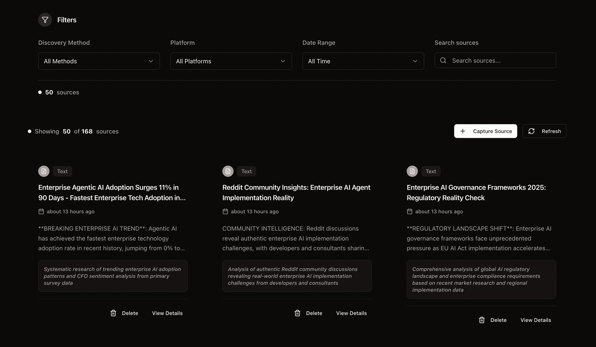 AI Researches & Analyzes - Agents continuously monitor trending topics, analyze competitor content, and surface what your audience wants next.